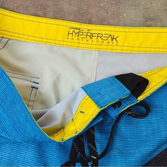 O’NEILL Hyperfreak Multicolor Board Shorts, Size 40 - Picture 4 of 8